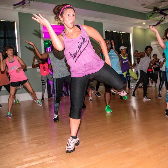 Second Line Group Fitness Class